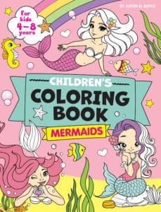 Mermaid Colouring Book Cover copy