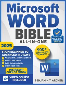 Microsoft Word Bible eBook Cover